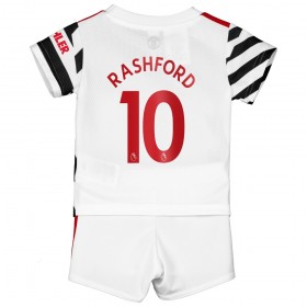 Manchester United Fodboldtrøjer Marcus Rashford 10 Børn 3. sæt 2020/21 Kort ærmer